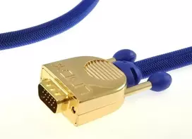 Kabelis Lindy D-Sub (VGA) - D-Sub (VGA) 50m mėlyna (37753)