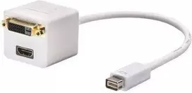 AV adapteris Lindy DVI mini - DVI- D - HDMI balta (41003)