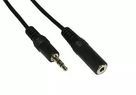 InLine Jack Extension, 3.5mm Jack M/F, Stereo - 5m