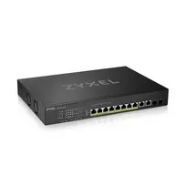 Šakotuvas Zyxel XS1930-12HP-ZZ0101F tinklo komutatorius Valdomas L3 10G Ethernet (100/1000/10000) Juoda Maitinimas per Eternetą (PoE)
