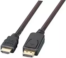 Efb Elektronik EFB AV adapteris DisplayPort auf HDMI A, St.-St., 1,0 m, juodas