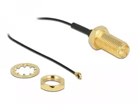 Delock Antenos kabelis RP-SMA lizdas, skirtas montuoti į MHF® 4 kištuką 0,81 35 cm