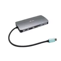 I-tec Metal C31NANODOCKVGAPD knyginių kompiuterių dokas / jungčių replikatorius Vielinis USB 3.2 Gen 1 (3.1 Gen 1) Type-C Sidabras