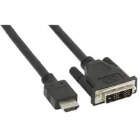 InLine HDMI į DVI adapterio kabelis didelės spartos, juodas - 2 m