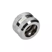 XSPC jungtis, tiesi, G1/4 colio vidiniu sriegiu, 14 mm išorinio skersmens kietam vamzdžiui – chromuotas sidabrinis