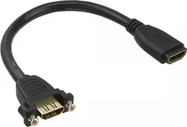 Adapteris AV InLine HDMI - HDMI juoda (17600R)