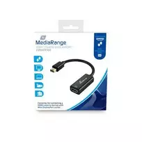 Adapteris AV MediaRange MediaRange HDMI Buchse/Mini DP Stecker 10Gbit/s 15cm schwar