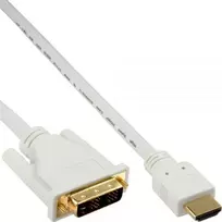 Kabelis InLine HDMI - DVI- D 3m balta (17663U)