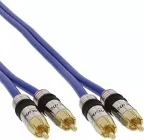 Inline Kabelis Intos RCA (Cinch) x2 - RCA (Cinch) x2 3m mėlyna (89703P)