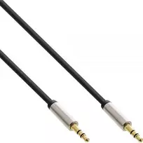 Kabelis InLine 3,5 mm lizdas – 3,5 mm lizdas 10 m sidabro (99210)
