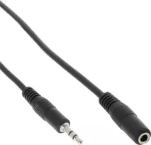 „Kabelis InLine“ lizdas 3,5 mm – 3,5 mm lizdas 5 m sidabro (99215)