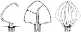 Plakiklis KitchenAid 5KSM5TH3PSS, Priedų rinkinys, Nerūdijantis plienas, 1 vnt., kabliukas
