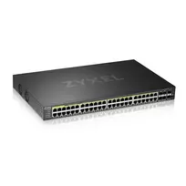 Šakotuvas ZYXEL GS2220-50HP,EU REGION,48-PORT GBE L2 POE SWITCH WITH GBE UPLINK (1 YEAR NCC PRO PACK LICENSE BUNDLED) (5Y WARRANTY)