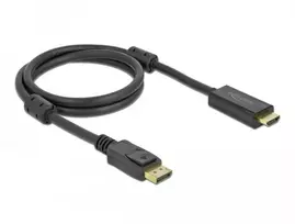 Kabelis Delock DELOCK DisplayPort 1.2 > HDMI kabelis 4K 60Hz 1.0m aktyv.