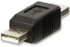 Lindy Adapteris - USB 2.0 Type A M/M 480Mbps Nikelio Danga PVC