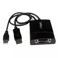 Adapteris AV StarTech DVI-D – DisplayPort + USB-A laidas (DP2DVID2)