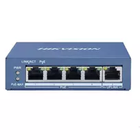 Šakotuvas Hikvision 5 prievadų 4 PoE prievadų komutatorius DS-3E0505P-E