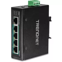 Šakotuvas Trendnet 5-PORT INDUSTRIAL GIGABIT POE+ - DIN-RAIL SWITCH
