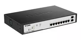 Šakotuvas D-LINK 10 prievadų PoE+ Gigabit Smart Switch