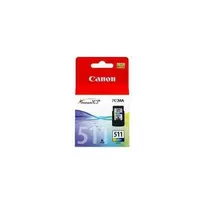 Canon CL-511 Originalus Žydras, Rausvai raudona, Geltona 1 vnt