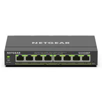 Šakotuvas NETGEAR 8PT GE Plus jungiklis W/POE+