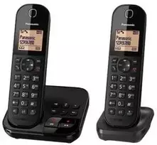 Panasonic belaidis telefonas su AB KX-TGC422GB Duo - juodas