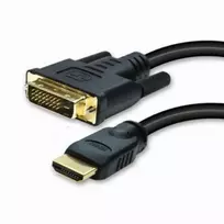 HDMI kabelis - DVI- D 1.2m juoda (77482)