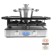 Gastroback 42562 Design Raclette Fondue Advanced Plus Nerūdijantis plienas
