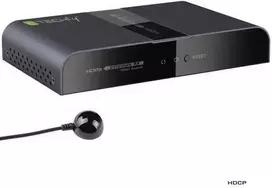 AV signalo perdavimo sistema Techly Extender HDMI imtuvas per PLC Powerline iki 300m FullHD, juodas (021628)