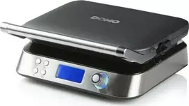 Vaflinė Domo DO9219W waffle iron 2 waffle(s) 1600 W Nerūdijantis plienas
