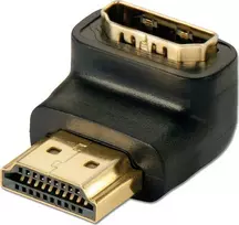 Lindy Adapteris - HDMI M/F 90° Dešinys Kampas 4K UHD 60Hz 18Gb/s
