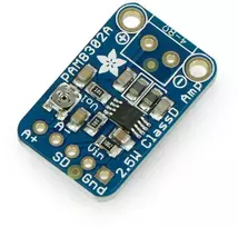 Monofoninis 2.5W D klasės garso stiprintuvas, PAM8302, Adafruit 2130