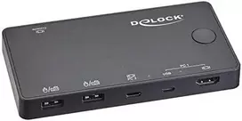 Delock HDMI / USB-C™ KVM jungiklis 4K 60 Hz su USB 2.0