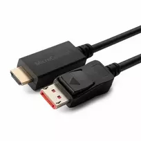 Kabelis MicroConnect Rodyti Uostas - HDMI 5m juoda (MC- DP- HDMI- 5004K)