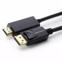 Kabelis MicroConnect DisplayPort - HDMI 1.5m juoda (MC-DP-HDMI-150)
