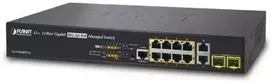 Šakotuvas SWITCH PLANET GS-5220-8P2T2S 8X 1GB BASE-T/2X 1GB BASE-T/2X 1GB BASE-X SFP ZARZĄDZALNY L2+ GIGABIT