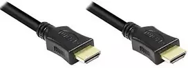 Good Connections Geros jungtys Didelės spartos HDMI laidas 3m su auksiniu eterneto kištuku juodu