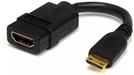 AV adapteris StarTech HDMI mini - HDMI juoda (HDACFM5IN)