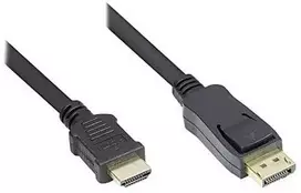 DisplayPort į HDMI kabelis, 5 m, Good Connections® (DP-HDMI5)