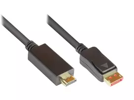 Good Connections AV adapteris Alcasa Alcasa DP14-HDMI Kabelio adapteris 2m DisplayPort juodas
