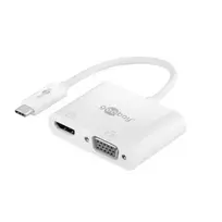 Goobay Apvalus | USB-C kelių prievadų adapteris HDMI+VGA | 52430