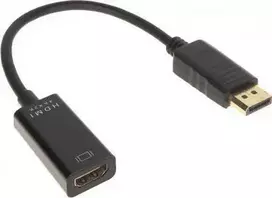 AV rodymas Prievado adapteris - juodas HDMI (DP- W / HDMI- G)