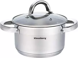 Puodas Plieninis puodas, 20 cm skersmens, 3,5 l, Klausberg