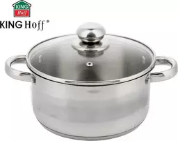 King Hoff Puodas Puodas su dangčiu, plieno, 16 cm skersmens, 1,5 l talpos, „Kinghoff“