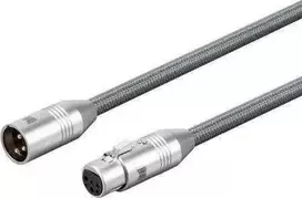 Kabelis Monoprice XLR - XLR 2m pilkas