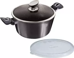 Puodas su dangčiu BERLINGER HAUS CARBON PRO, Ø24 cm, 6,1 l