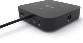 I-TEC USB-C Dual Ekranas MST DS 1x DP 1x HDMI 1x GLAN 3x USB 3.0 2xUSB 2.0 1xUSB-C-Datei 1xGarso / mikrofono lizdas 1x65W USB-C PD + įkroviklis 77W