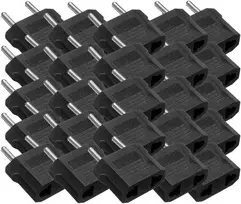 UPH AC adapteris/perėjimas iš US į EU(2.5/250V, 10A) - 25 vnt.