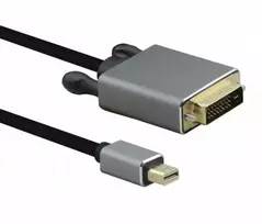 helos Anschlusskabel, mini DisplayPort St./DVI St., PREMIUM, 1,0m, juodas