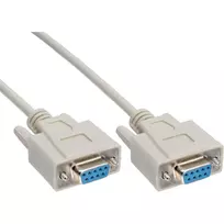 Inline Good Connections Geros jungtys Nulinio modemo kabelis 2 m serijos 9 kontaktų Bu/Bu baltas
